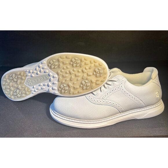 Brand New Mens All White Stroll -Promenade Golf Shoes (Size-10.5) main image 4